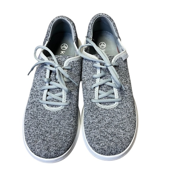 Kizik Madrid Eco Knit Shoes Women's Size 10; Men’s 8.5 Grey Hands Free Lace Up - Picture 2 of 10